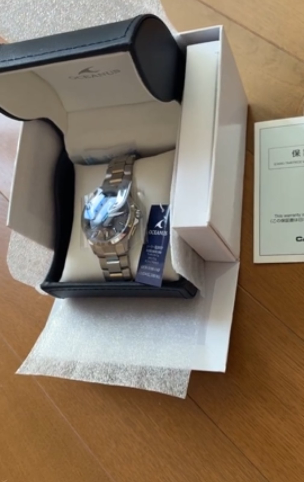 CASIO OCEANUS OCW-S100-1AJF Titanium Solar Radio Sapphire Men’s Watch Japan
