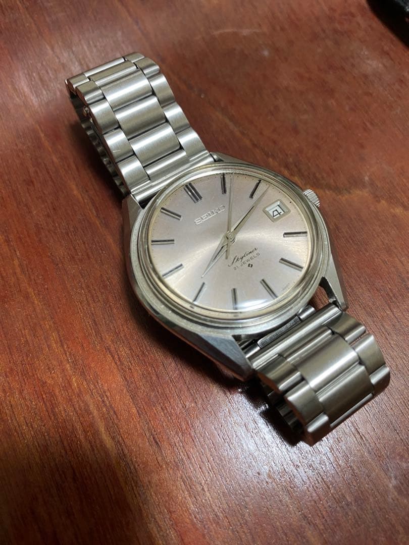 Vintage SEIKO Skyliner 6102-8000 Manual Wind Watch