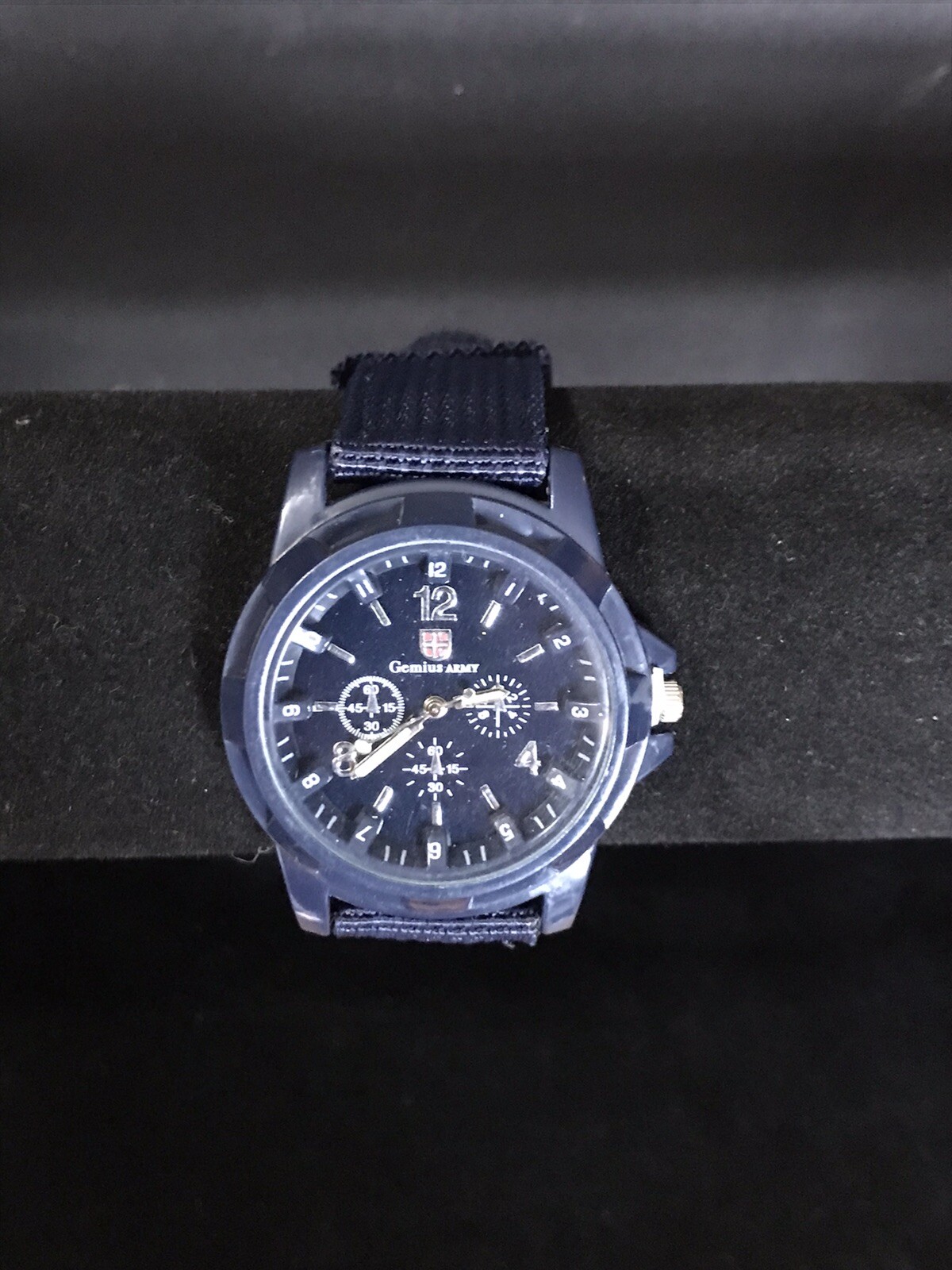 Gemius Army Quartz Watch, Blue Face & Strap Military style
