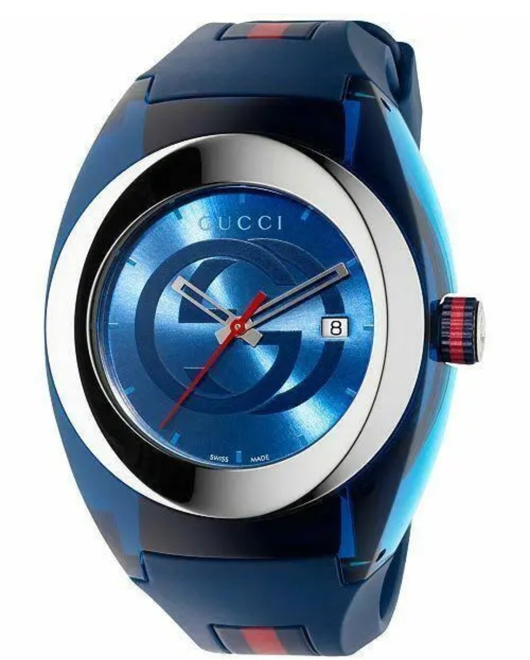 Brand New Gucci YA137104 Sync XXL Watch BLUE