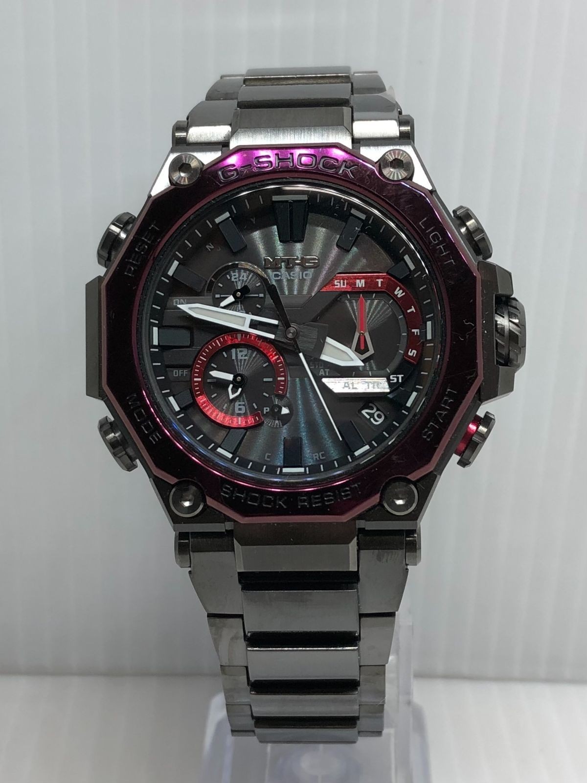 CASIO G-SHOCK MTG-B2000BD-1A4JF Purple Black Watch Wrist 23cm From Japan