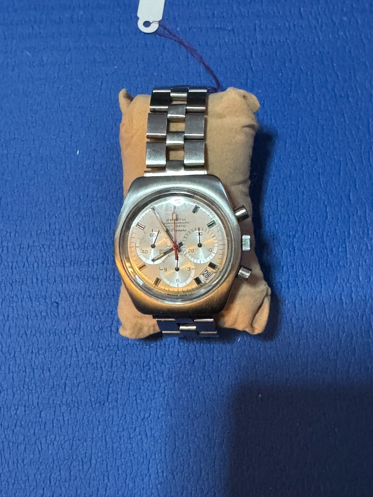 Zenith El Primero Chronograph Automatic Stainless Steel Zenith Band 60’s or 70’s