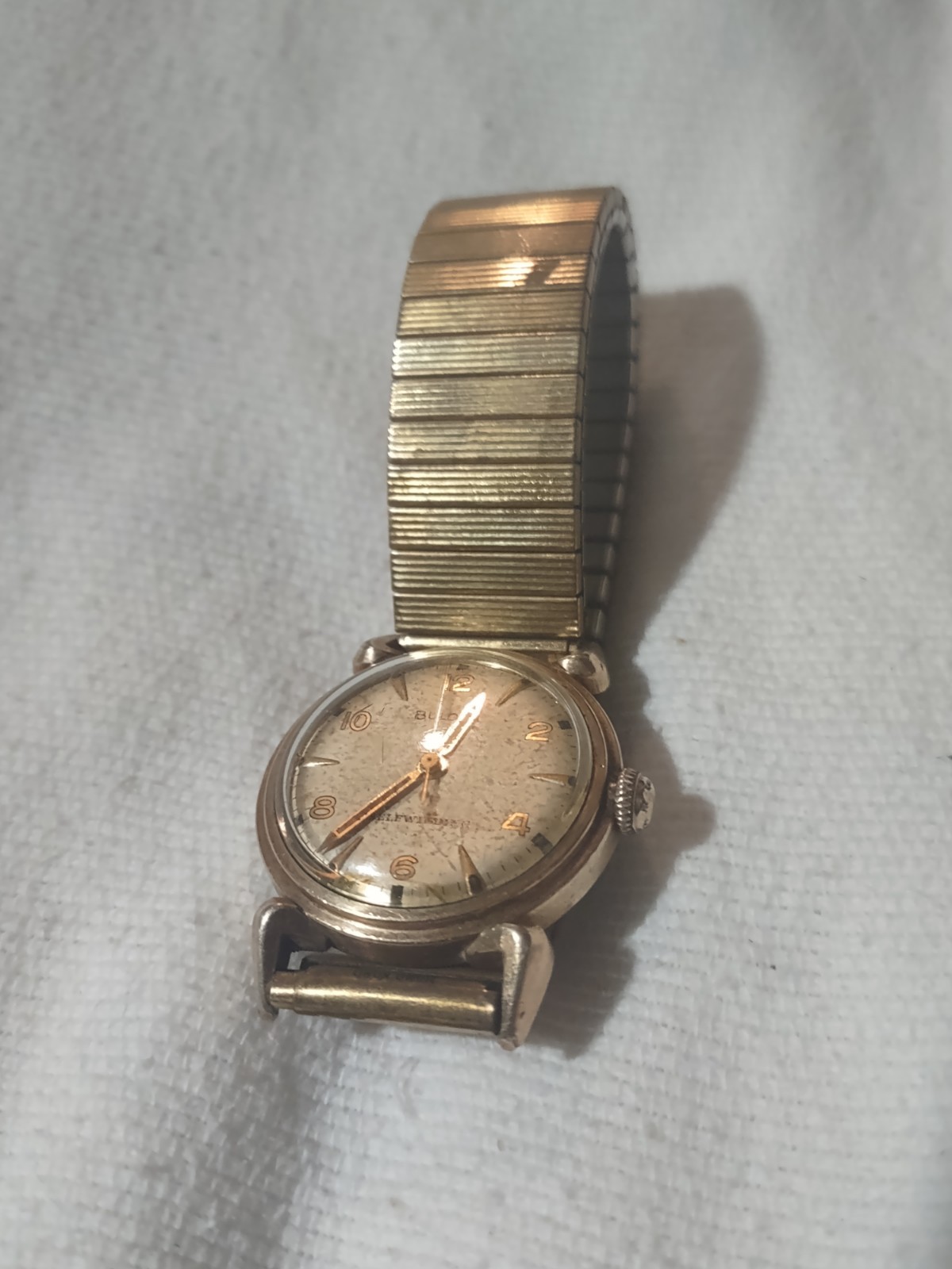 🔥 1953 🔥 Vintage BULOVA American Clipper men’s self winding watch⭐ Works ⭐