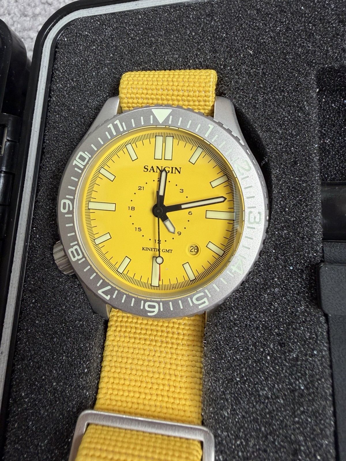 Sangin Instruments Kinetic II K2 Yellow Jacket Sand Blast Special Edition