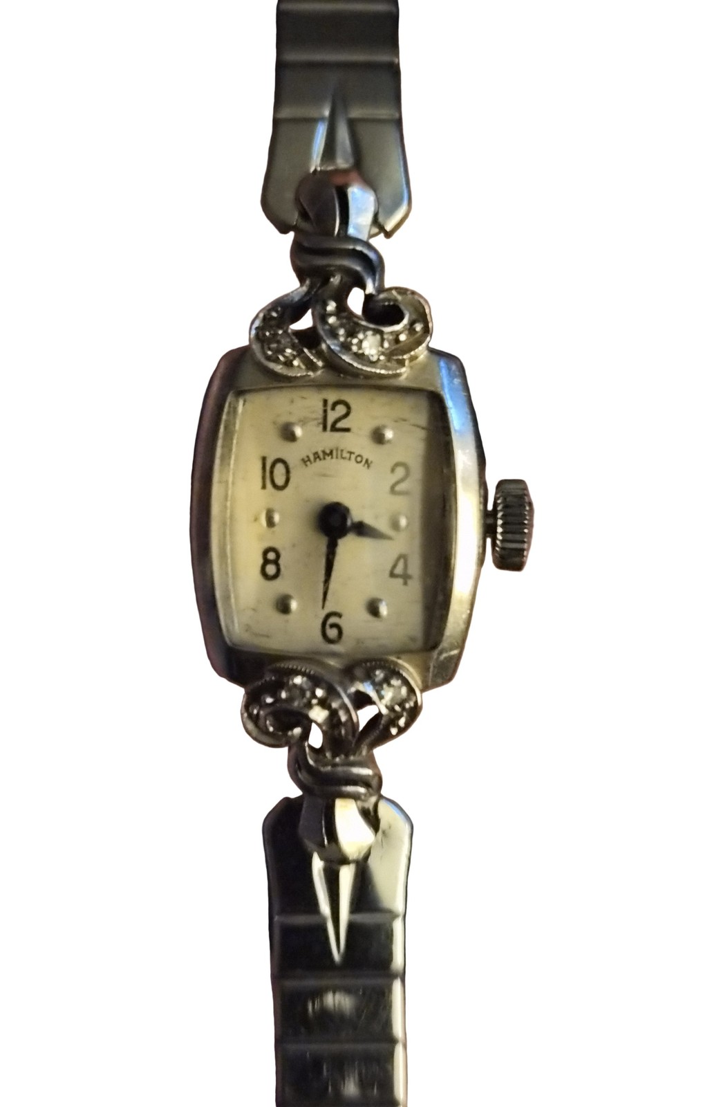 Hamilton Lady Hamilton 14k Gold Diamond Mechanical Vintage Women’s Watch