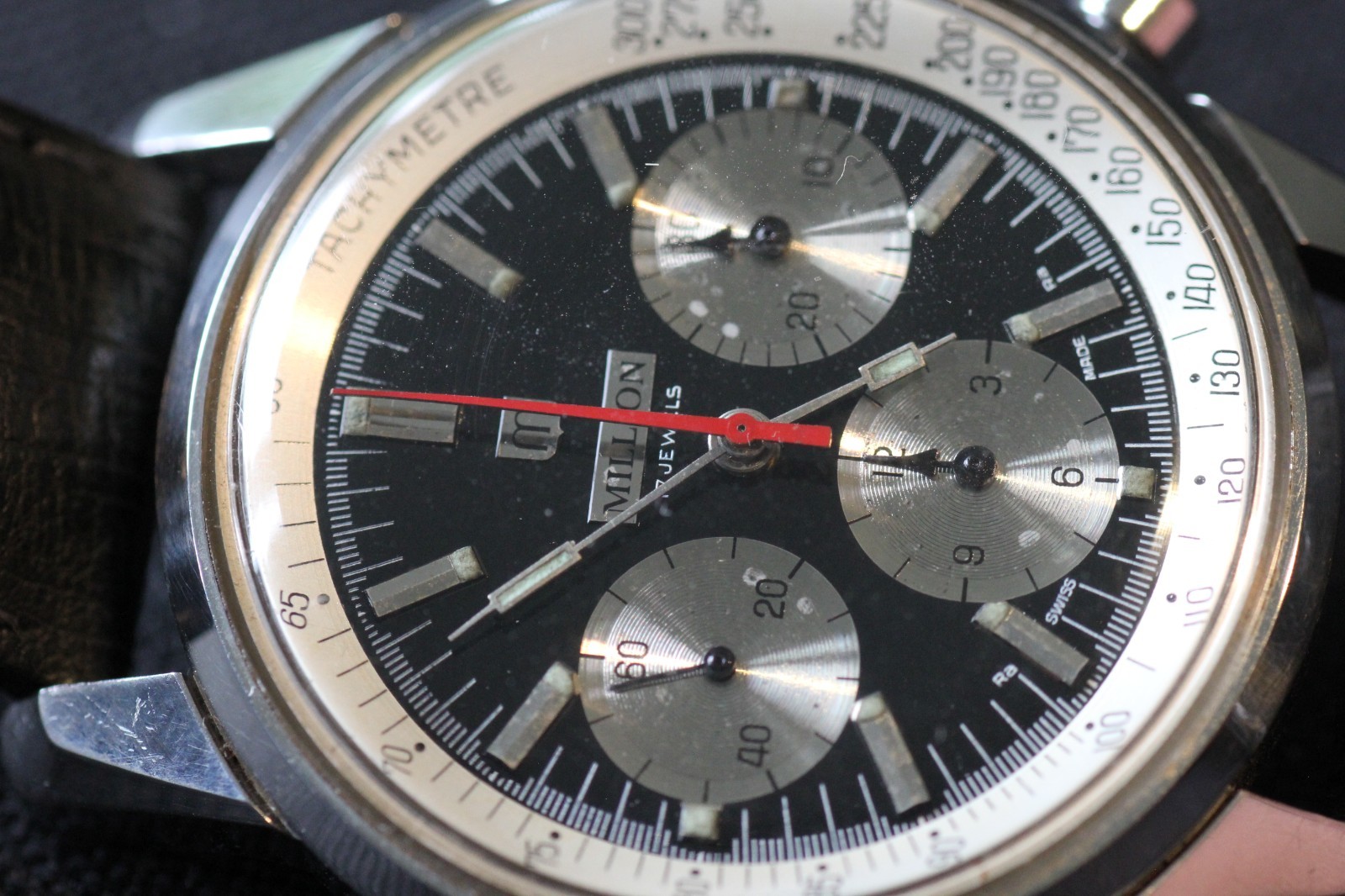 Million Watch (ENICAR SHARPA GRAPH COUSIN) Valjoux 72 Movement Circa 1960’s