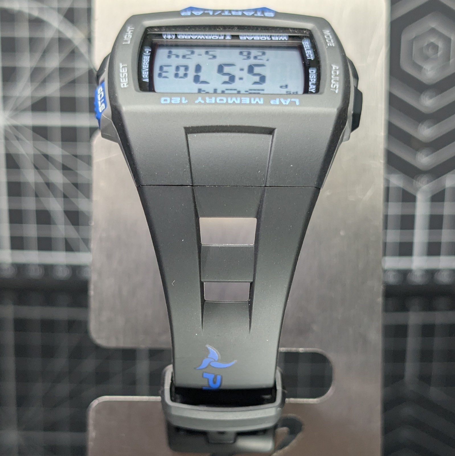Casio PHYS STW-1000 Tough Solar Multiband Square Black Blue Fizz STW-1000-1B