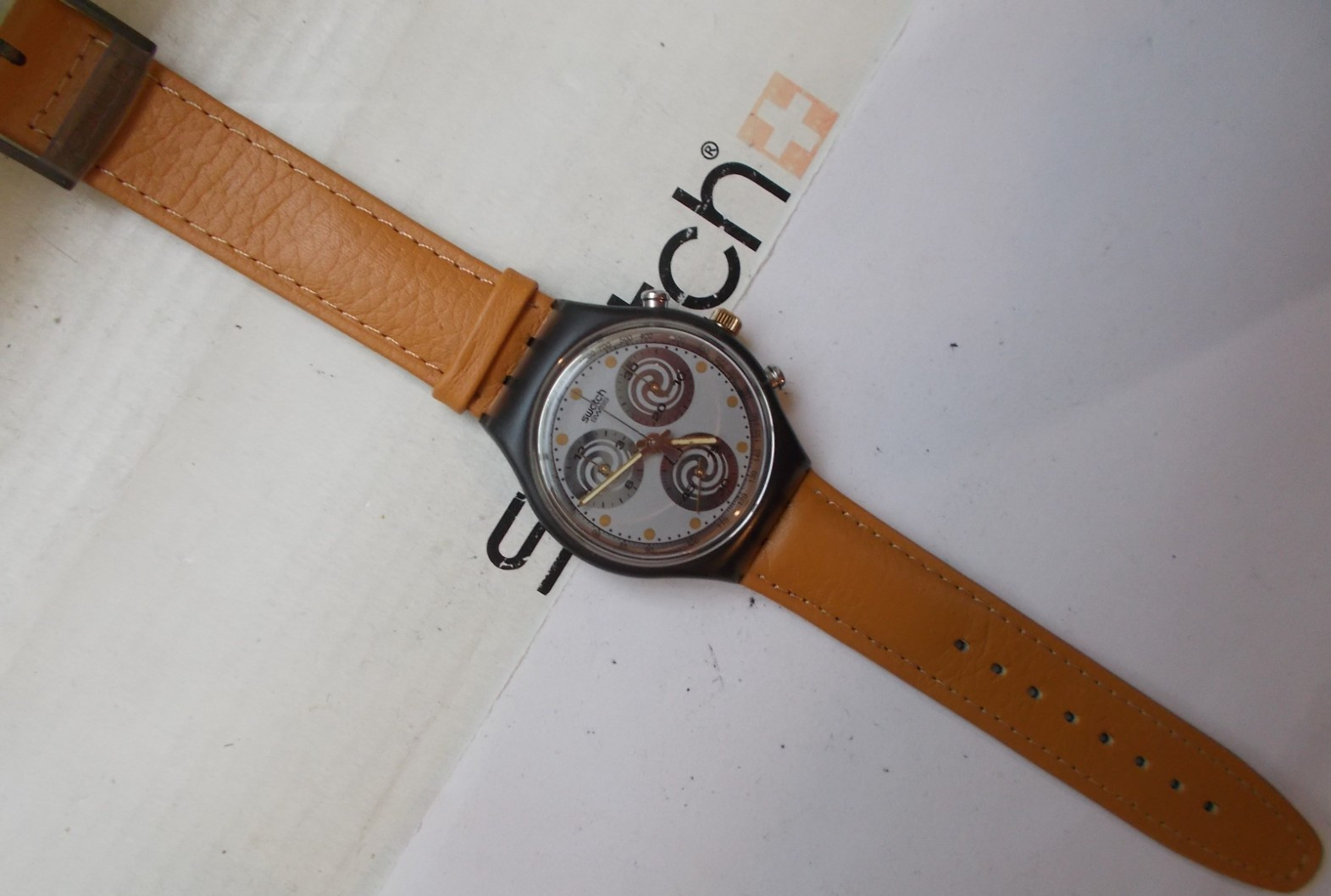 CHRONO SWATCH ” SIRIO ” ’92 PRISTINE WOW RARE L@@K & READ
