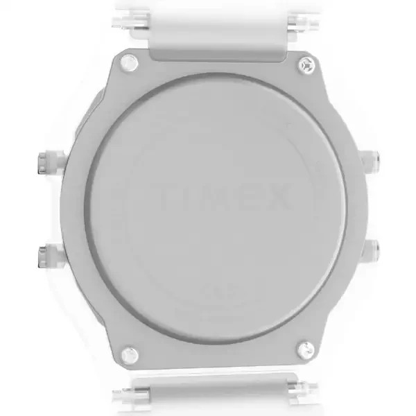 Timex T80 Translucent TW2Y36400 Digital Clear Resin 34mm Chrono Watch Japan