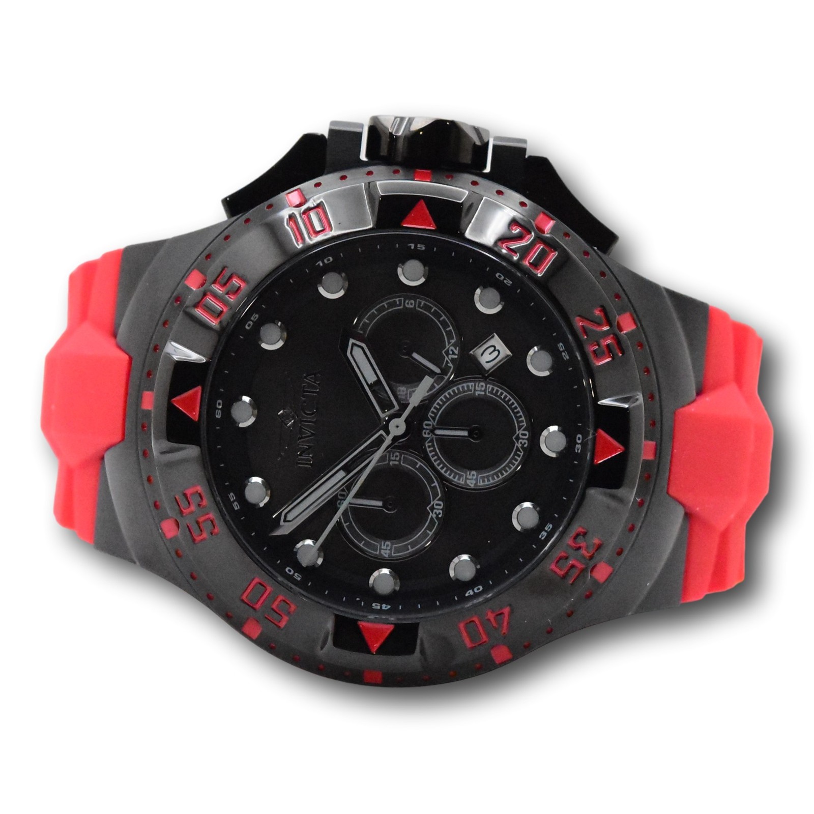 Invicta Excursion Kodar Men’s 50mm Deep Red Black Chronograph Watch 48540