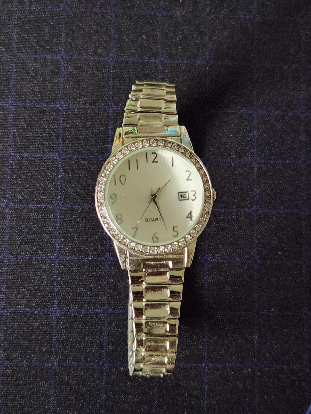Accutime Watch Corp PG22 Silver Quartz Watch