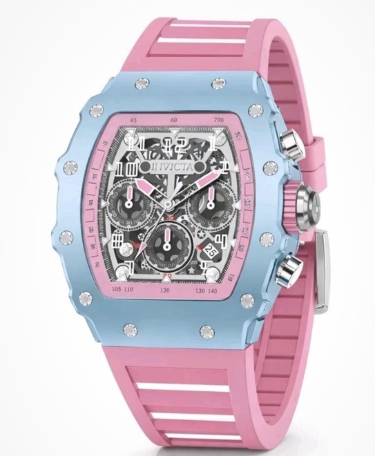 Invicta Racing Miami Vice – Nitro Gen Men’s Watch 43mm, Pink (69706)