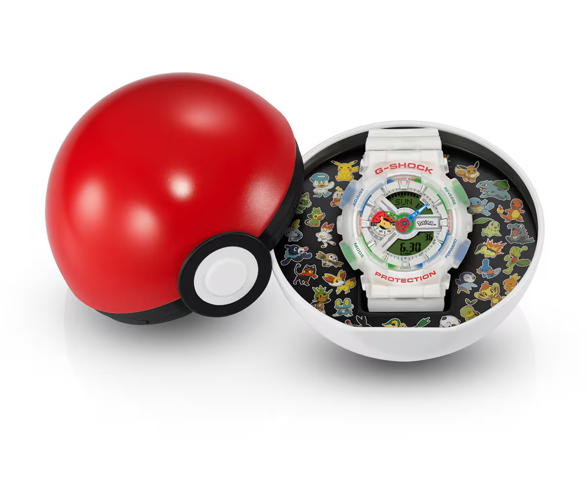 Casio G-SHOCK Pokemon GA-110PKM-7AJR Limited Edition Watch Complete Set Japan
