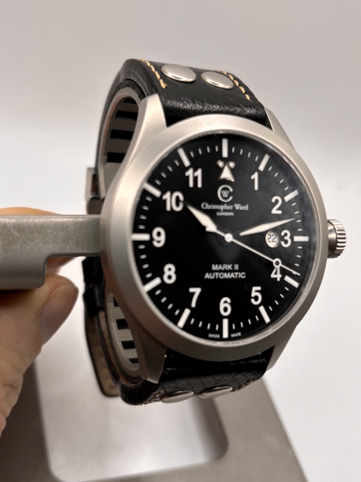 Christopher Ward C8 Pilot Mk2 44mm Aviation watch (06/2011) WH1522
