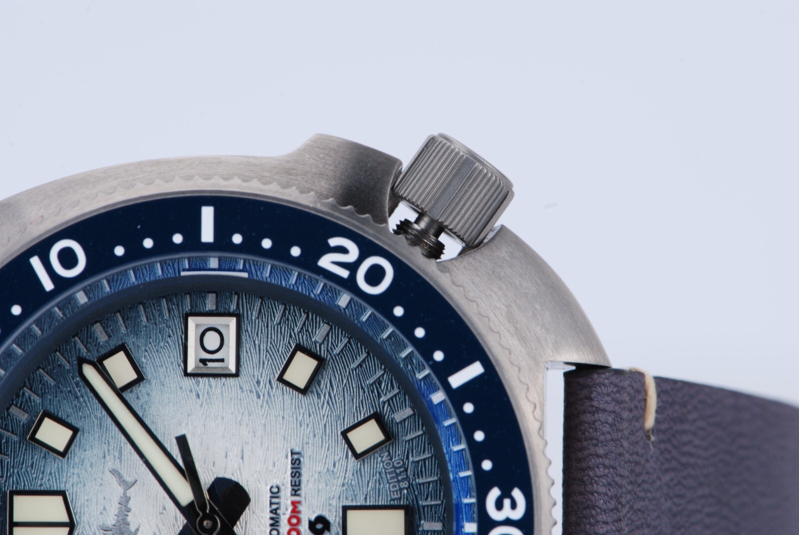 Heimdallr Sharkey TITANIUM Turtle 6105 Willard NH35 Dive 200M Automatic Watch C3