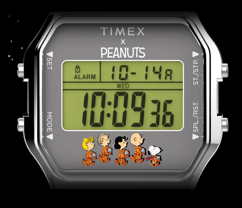 Timex x Peanuts T80 Snoopy Space Watch – Limited Edition Resin Strap 34mm