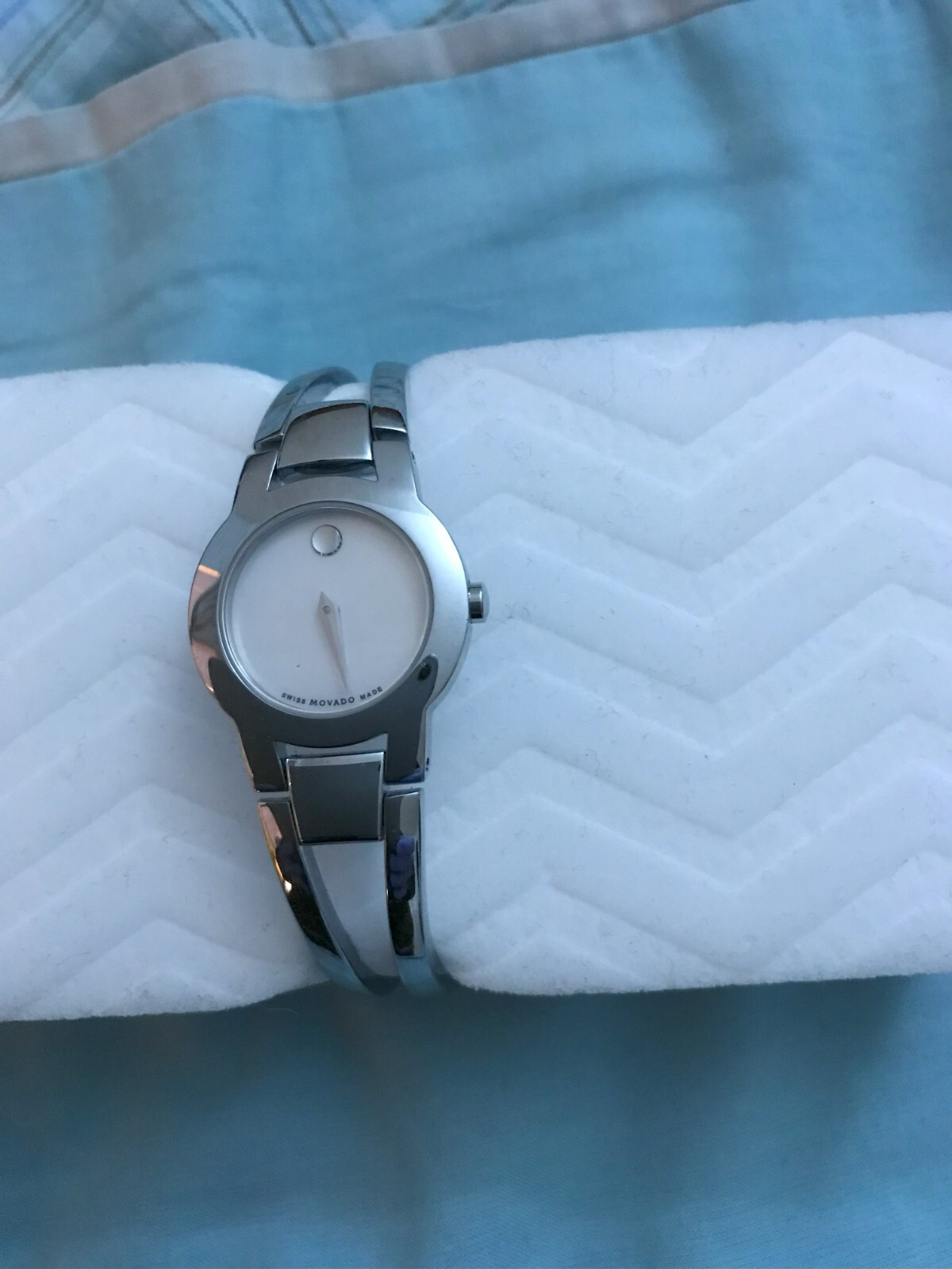 Movado Amorosa Women’s White Dial Swiss Quartz Watch 0606394