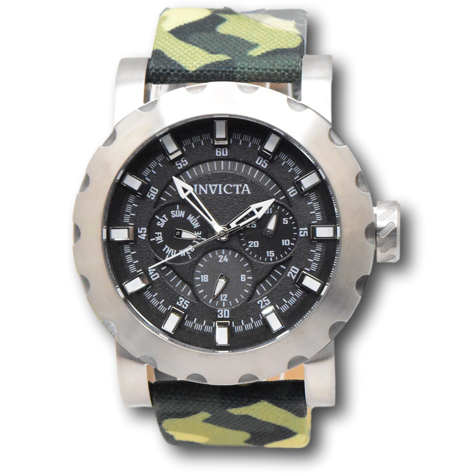 Invicta I-Force Commando Men’s 46mm Quartz Watch 47581 Multi-Function Camo Strap
