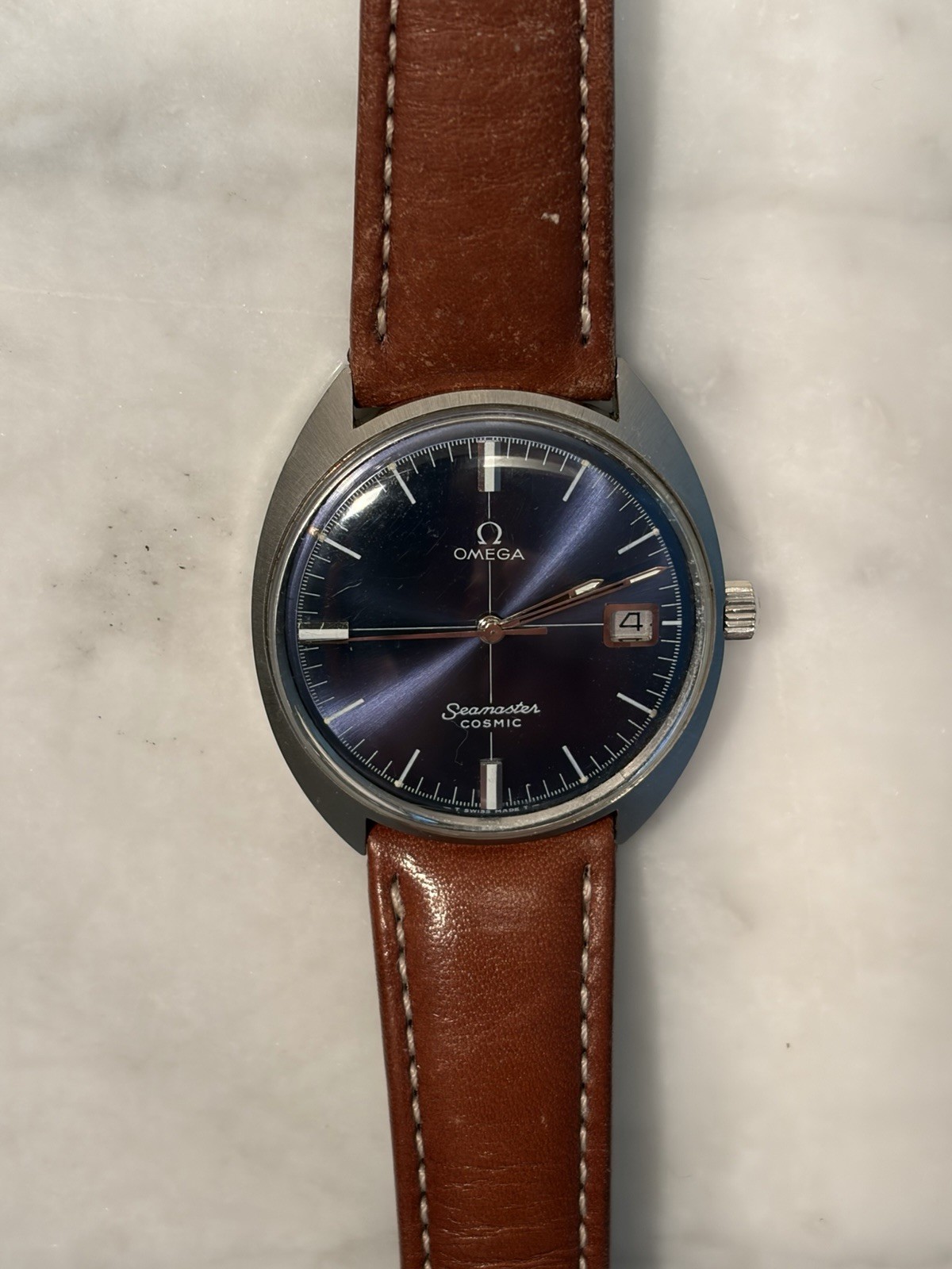 Omega Seamaster Cosmic With Blue Dial