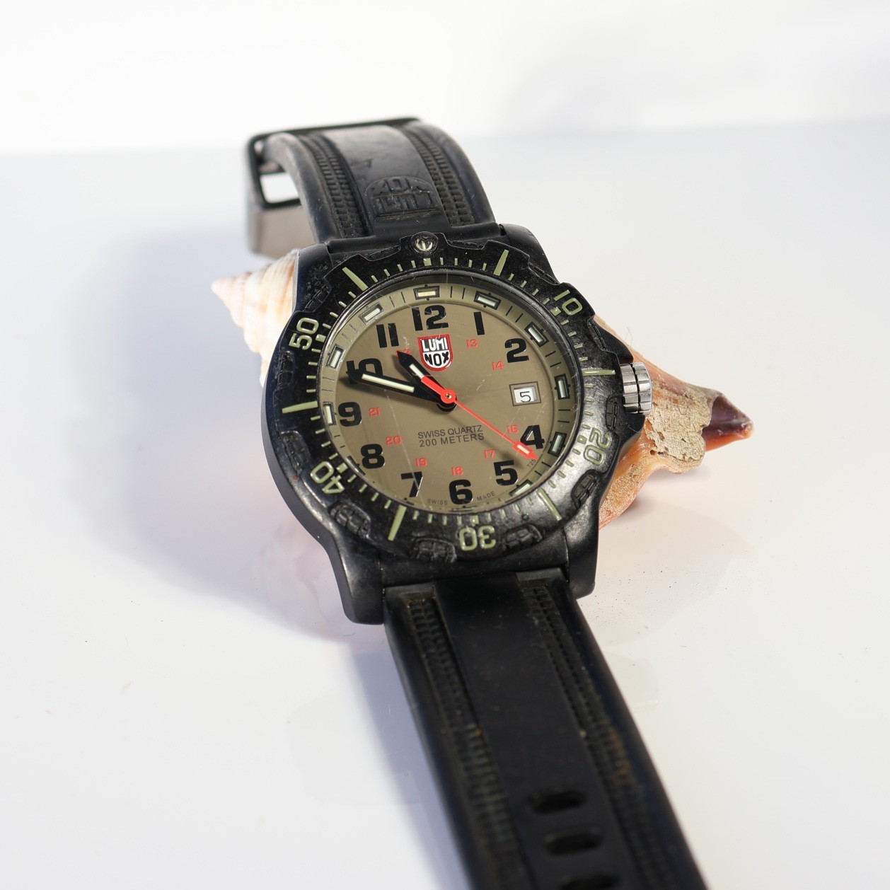 Pre-Owned Luminox 8813 Kahki Men’s Watch Good Condition