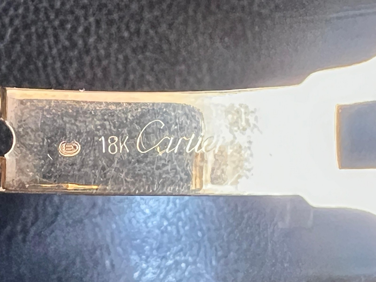 Cartier Paris Vendome Large Automatic Original Deployant Buckle Ca 1970s