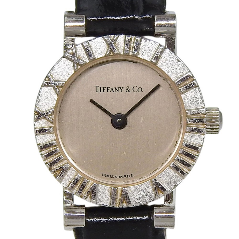 TIFFANY&Co. Atlas Watches D286753 SilverDial Stainless Steel/leather Quart…
