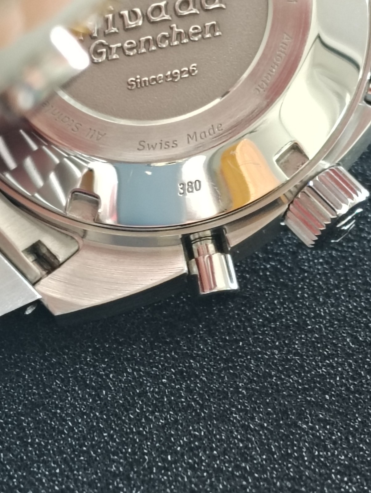 Nivada Grenchen Automatic Chronosport Full Set 38mm Autochron White 77002A45