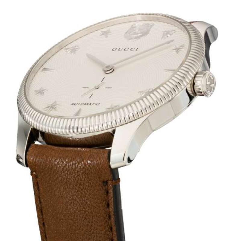 Gucci YA126361 G-Timeless Automatic Men’s Watch New + Box & Paper’s