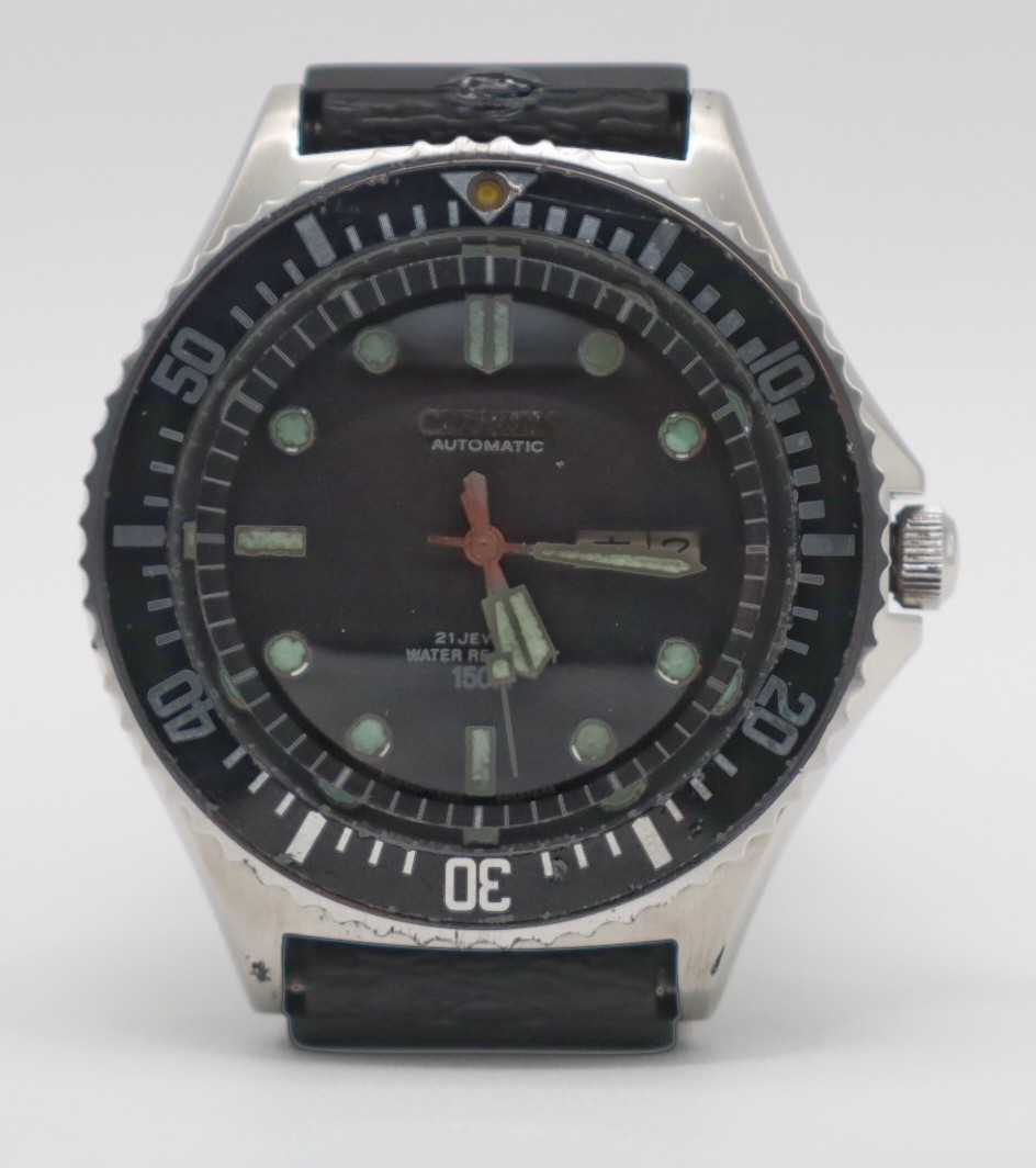 Vintage CITIZEN Diver’s Automatic 150m “PADDLE” 51-2273 Day/Date men’s watch