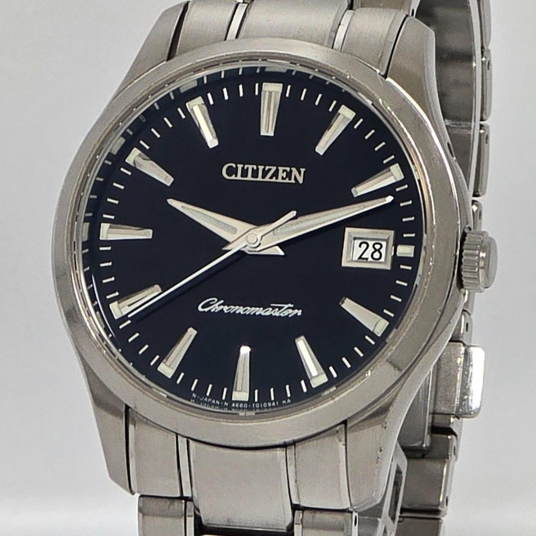 Citizen Chronomaster A660-T006884 Silver Quartz Watch Japan 0714213
