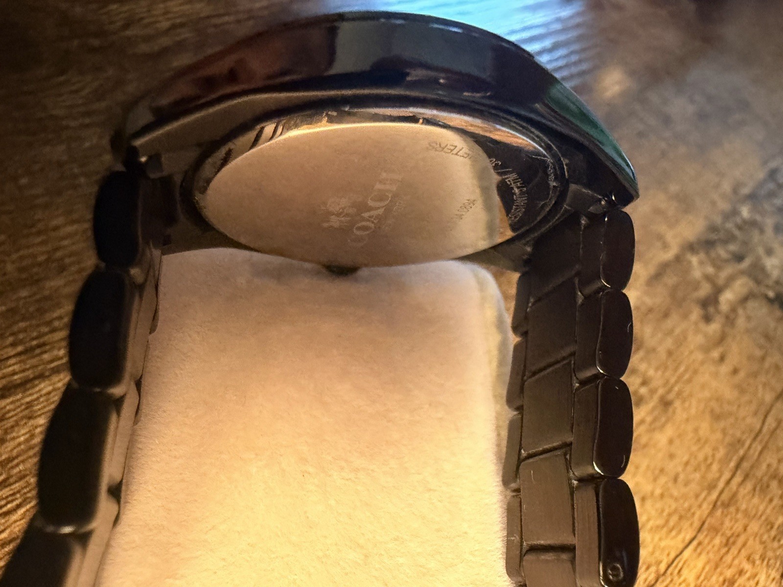 Coach Tristen Black Multi-Function 36mm Dial Crystal Accented Watch