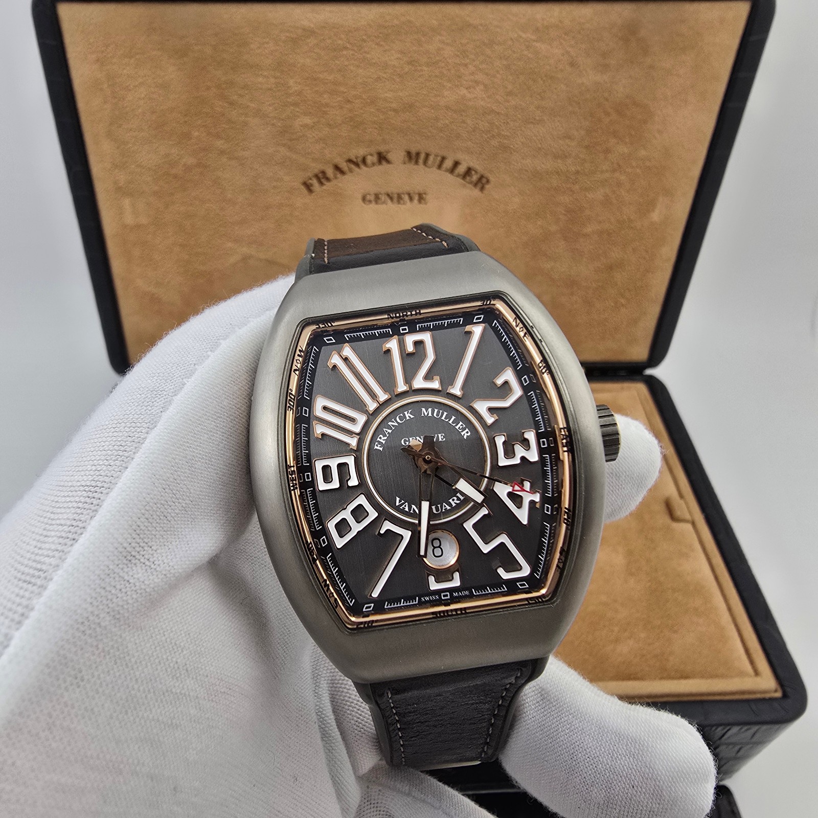Franck Muller Van Guard V41 – Titanium & Rose Gold – Watch – V41 SC DT TT BR 5N