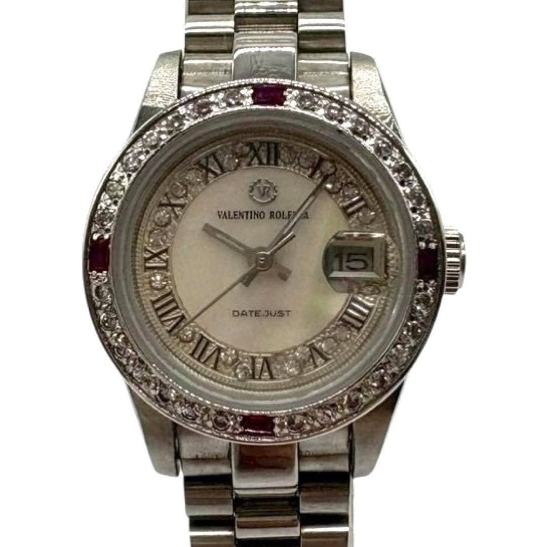 Valentino Lorenta Ruby Rhinestone Italy Quartz Watch