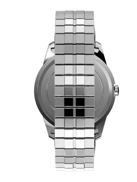 Timex T80 Digital Display 34mm Stainless Steel Band Men’s Wrist Watch TW2V19100