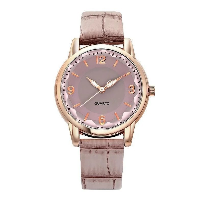 Women’s Fashion Quartz Wrist Watch PU Leather Strap Casual Analog Gift Watch