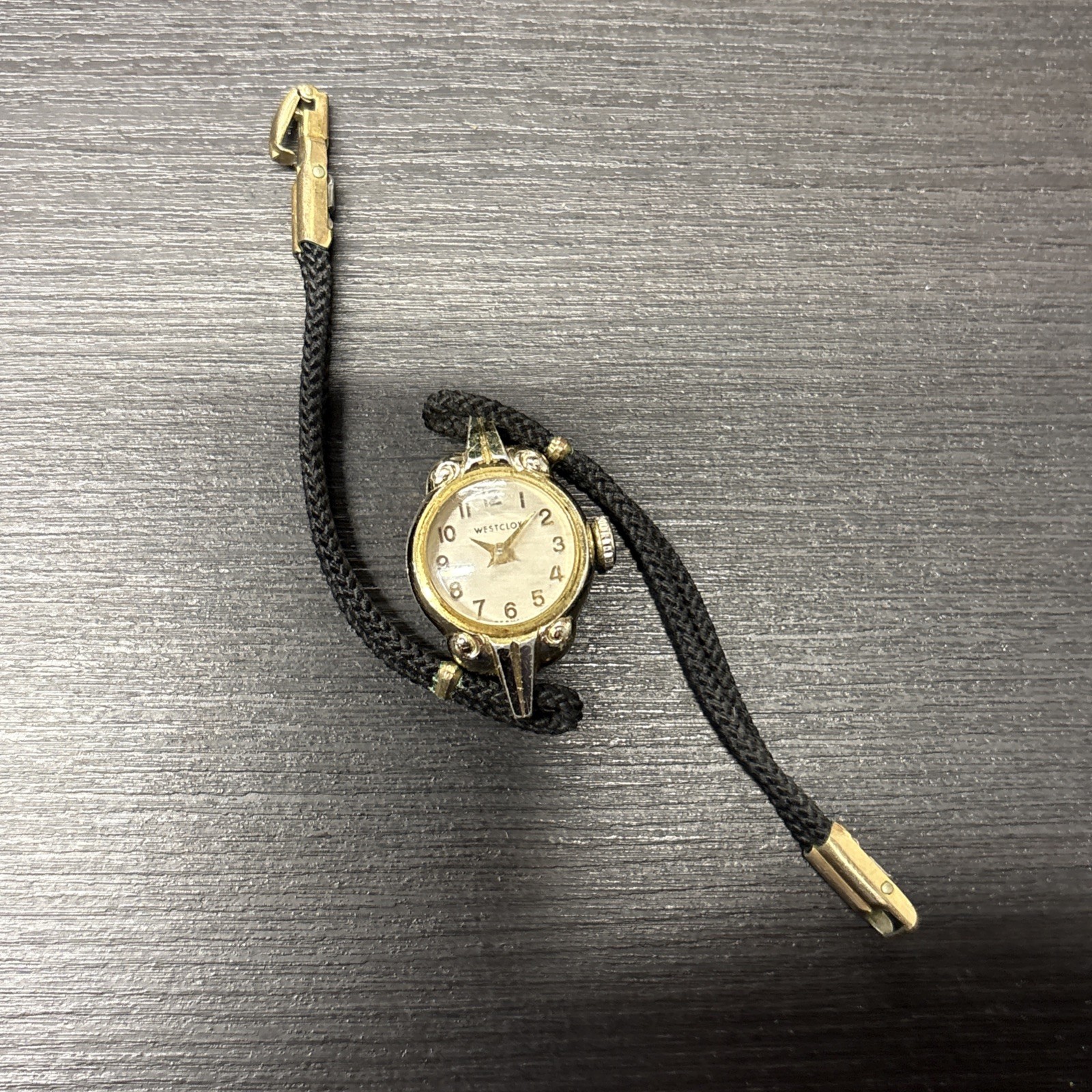 Model 744 Westclox Aluminum Antimagnetic Shock Resistant Stainless Steel Back