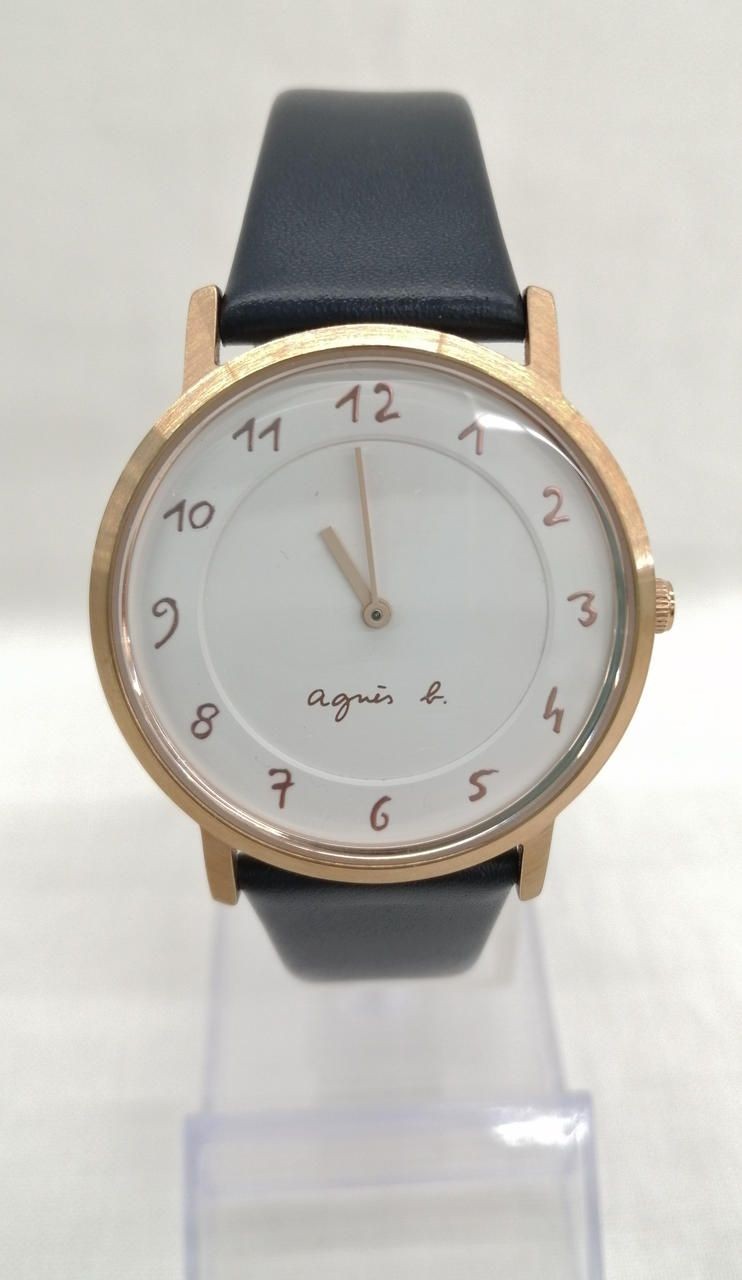 AGNES B Quartz Analog Watch Used