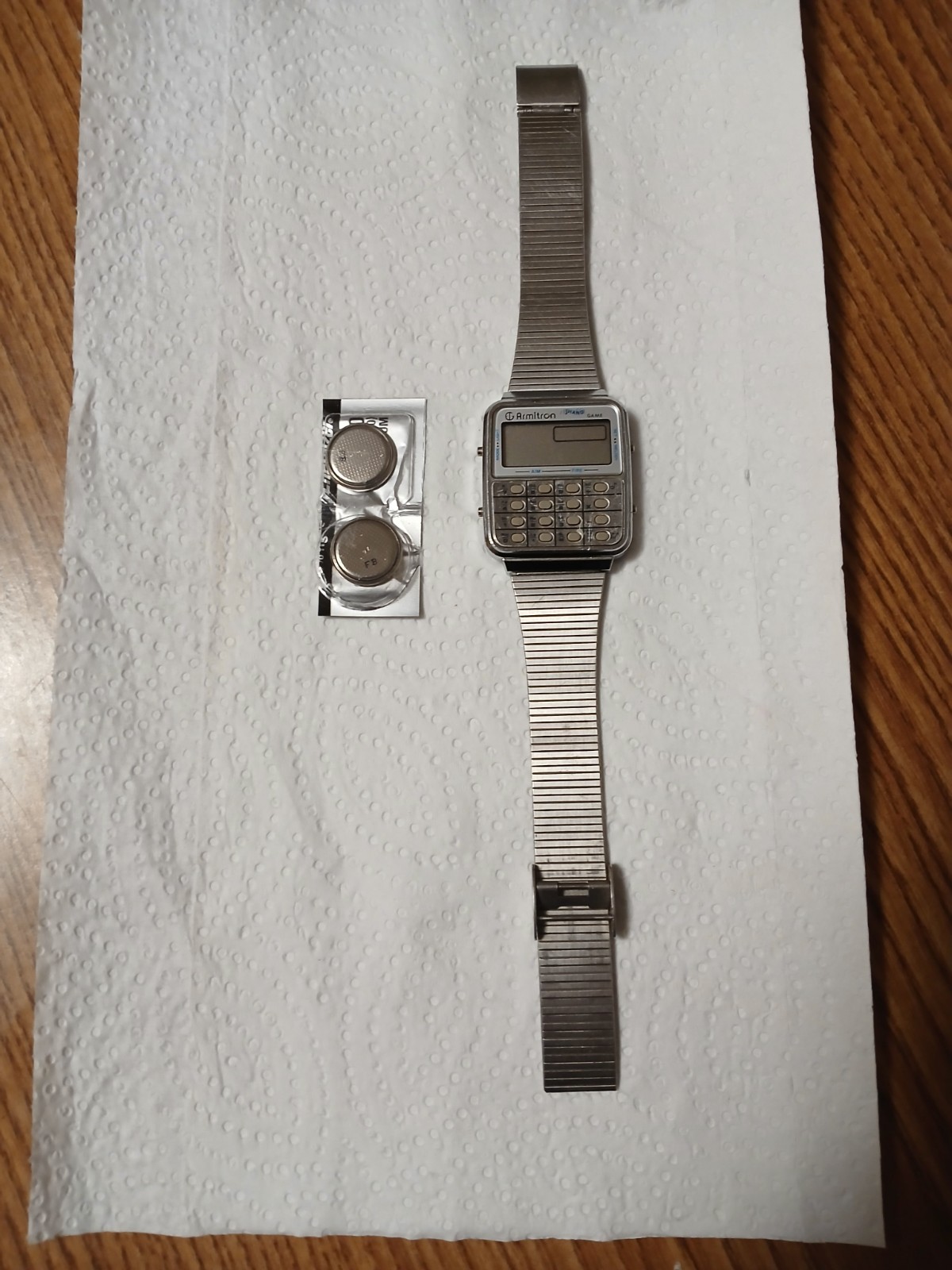 Vintage Armitron Piano Game Calculator Digital Watch G2U