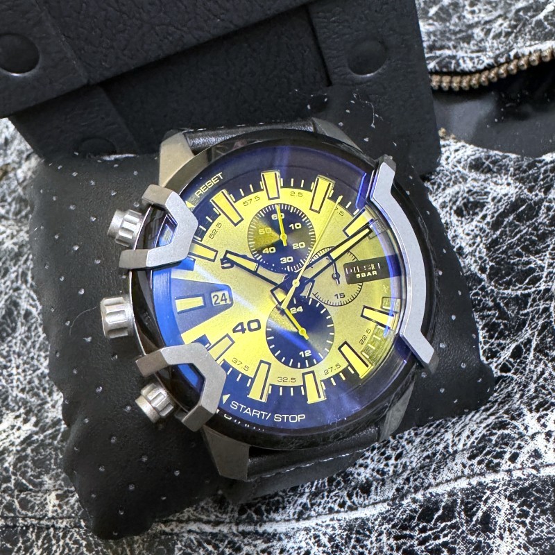 Diesel Griffed Chronograph Multicolour Dial Quartz DZ4584 Men’s Watch