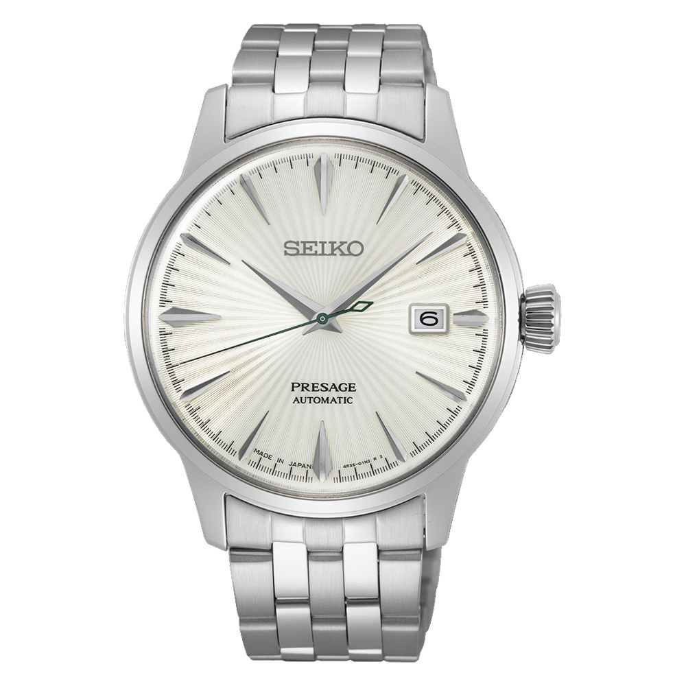 Seiko Presage Cocktail Time The Martini White Dial Automatic Watch SRPG23J1