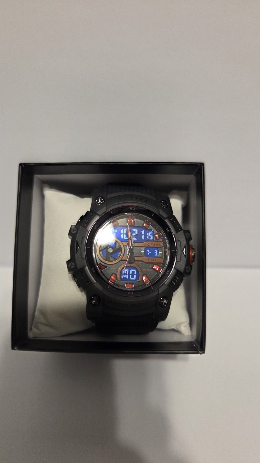 Activa X Invicta Digital Men’s Watch 50mm Red Black ACW8086-001 Brand New