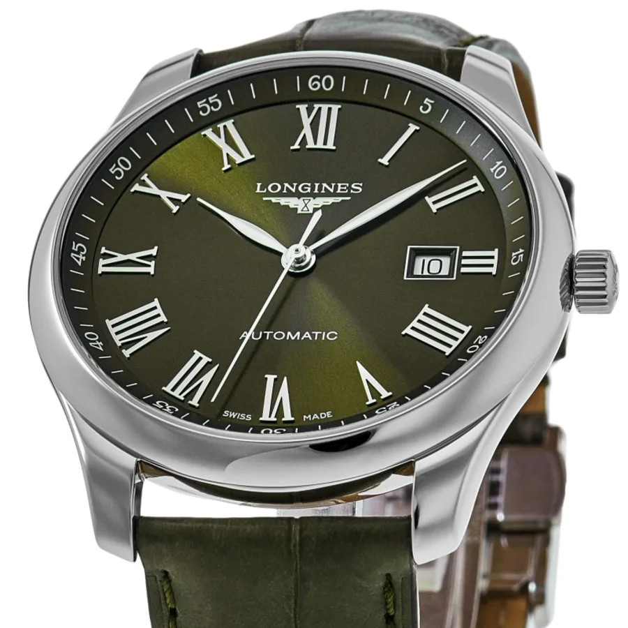 New Longines Master Collection Automatic 42mm Green Men’s Watch L2.893.4.09.2