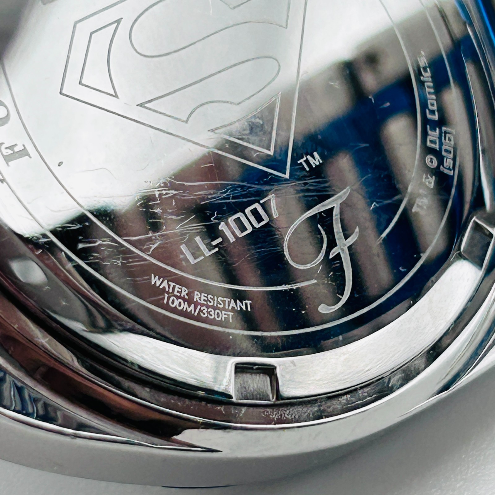Fossil Superman Limited Edition LL-1007 2109/3000 Watch Blue/Red/Steel