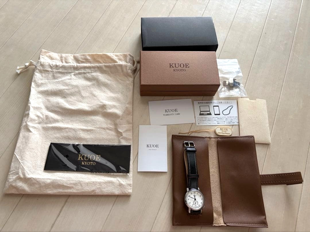 KUOE Kyoto Old Smith 90-007 Unisex Automatic Watch Small Second w/Acc. from JPN