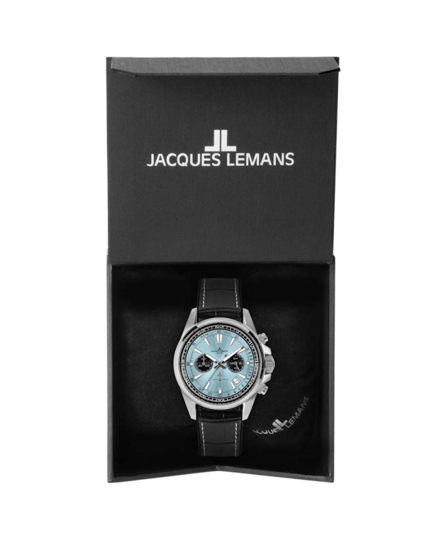 JACQUES LEMANS Men Analog Quartz Casual Watch Classic Dress Waterproof