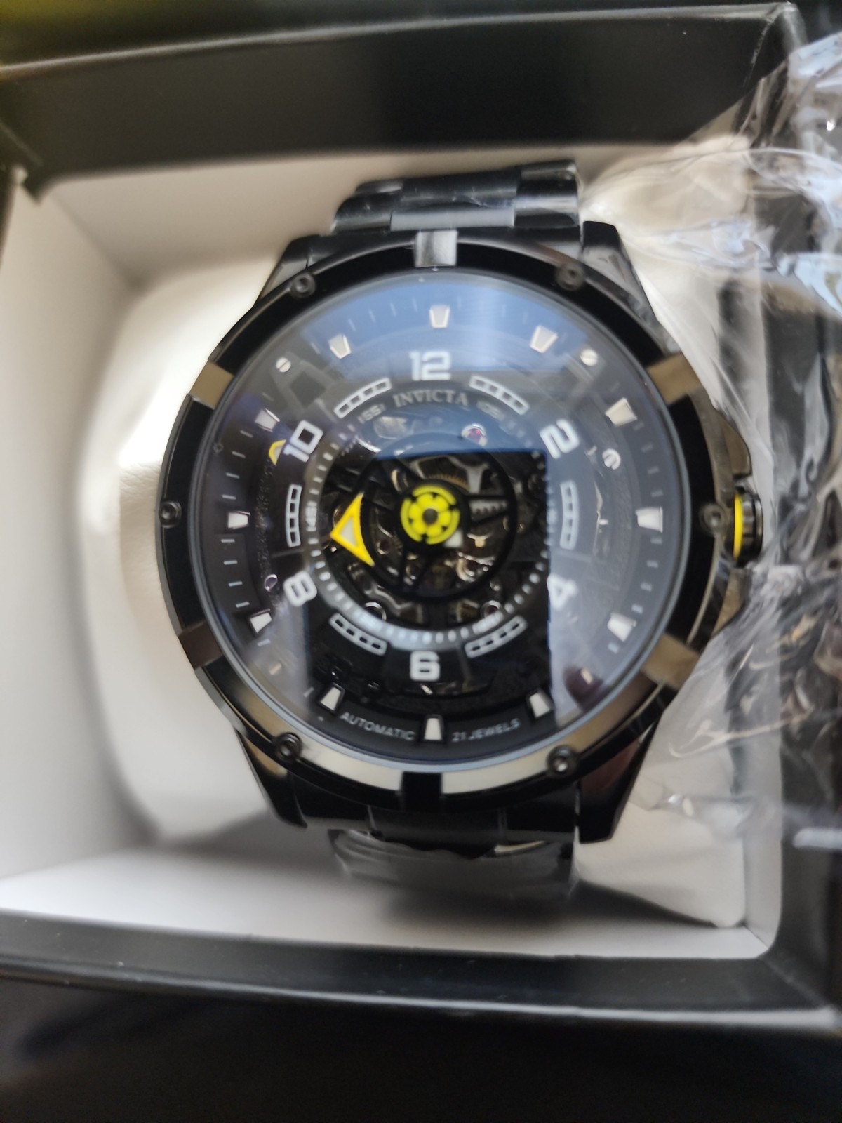 🔥NEW🔥 Invicta Racing Interpoint AUTOMATIC 43.5mm Stainless Steel Mens 70081
