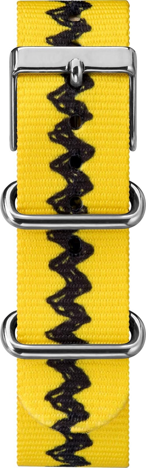 Timex Weekender 38mm Silver Stainless Steel Case with Yellow Nylon Strap Unisex