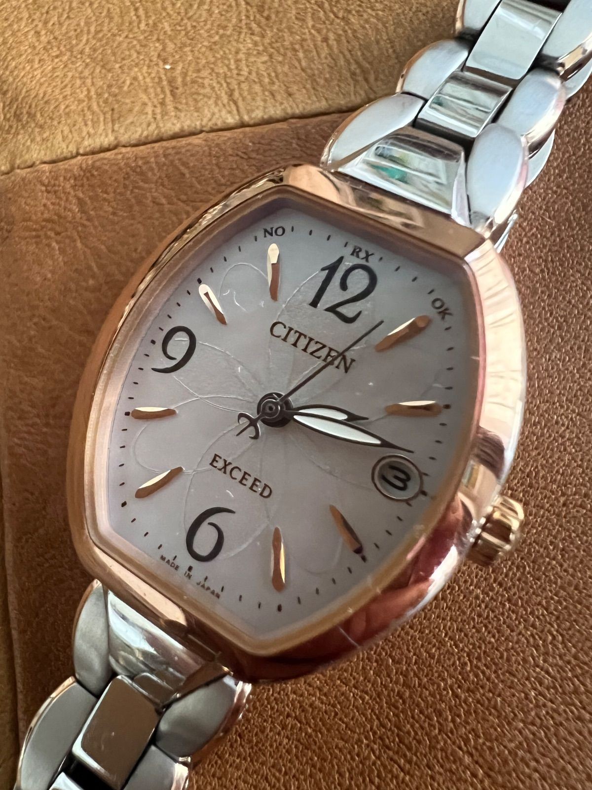 Citizen Exceed Radio Solar Womens Watch, 24mm, wrist 16.5cm/6.5in
