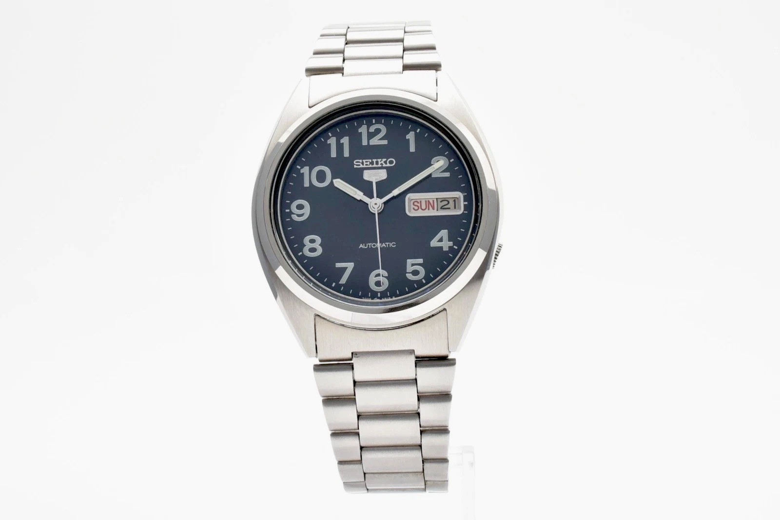 【Near MINT】Seiko 5 Automatic 7009-3180 Navy Dial Day/Date 37mm Men’s Watch Japan
