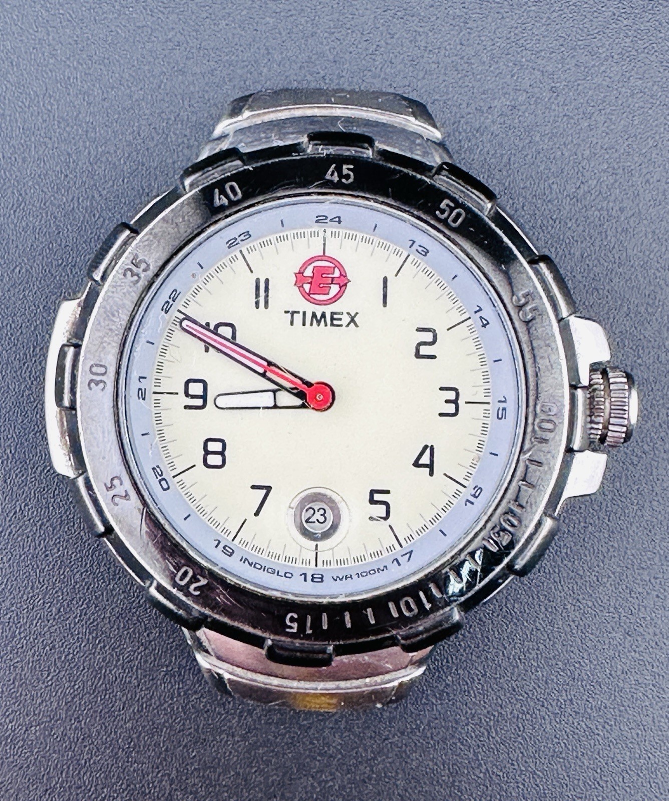 Working Vintage 2000’s TIMEX Expedition Men’s Diver Analog Quartz Watch Date B4